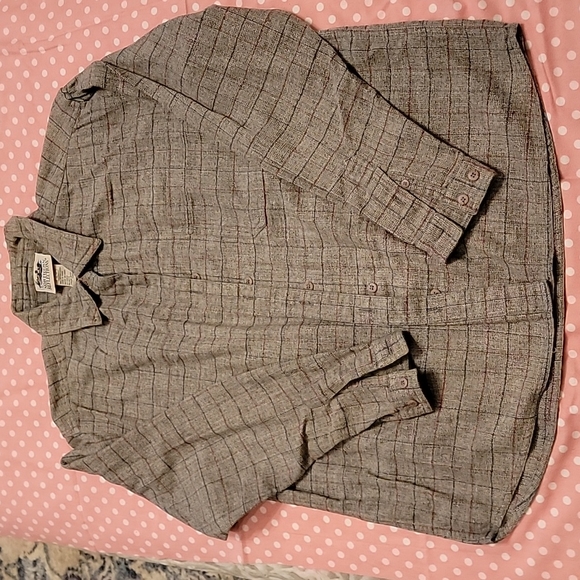 Northern Reflections Flannel Button Down - Picture 2 of 4